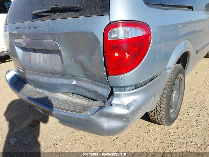 2006 Dodge Grand Caravan Se VIN: 1D4GP24R06B521430 Lot: 30072404