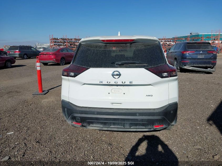 2021 Nissan Rogue S VIN: 5N1AT3AB7MC745549 Lot: 30072474