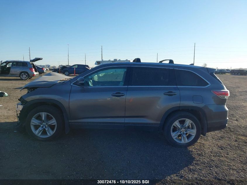 2015 Toyota Highlander Limited/Ltd Platinum VIN: 5TDDKRFH8FS174109 Lot: 30072476