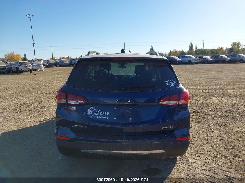 2022 Chevrolet Equinox Lt VIN: 2GNAXUEV6N6107717 Lot: 30072059