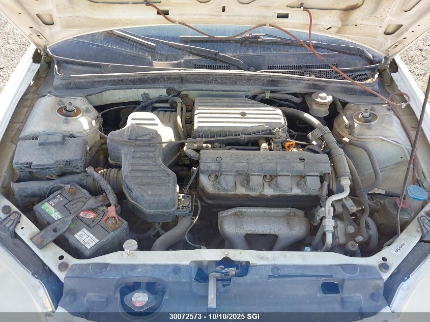 2001 Honda Civic Dx VIN: 2HGES163X1H911586 Lot: 30072573