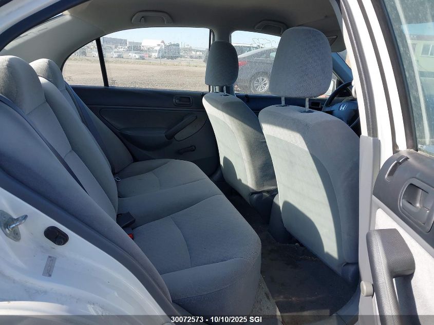 2001 Honda Civic Dx VIN: 2HGES163X1H911586 Lot: 30072573