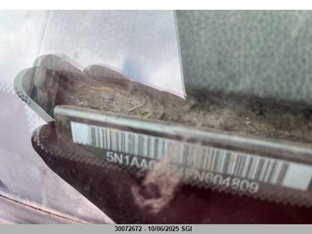 2015 Nissan Armada Platinum VIN: 5N1AA0NE4FN604809 Lot: 30072672