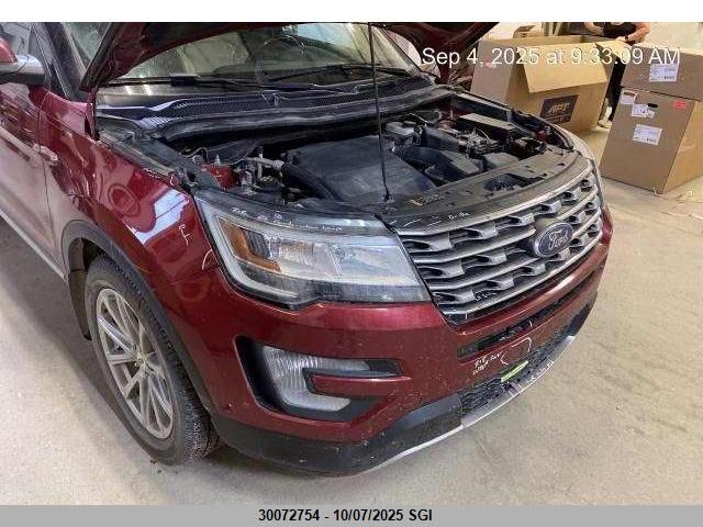 2017 Ford Explorer Limited VIN: 1FM5K8F83HGC11042 Lot: 30072754