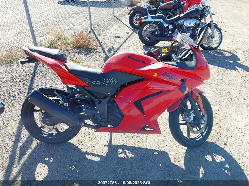 2009 Kawasaki Ex250 J VIN: JKAEXMJ129DA24061 Lot: 30072786