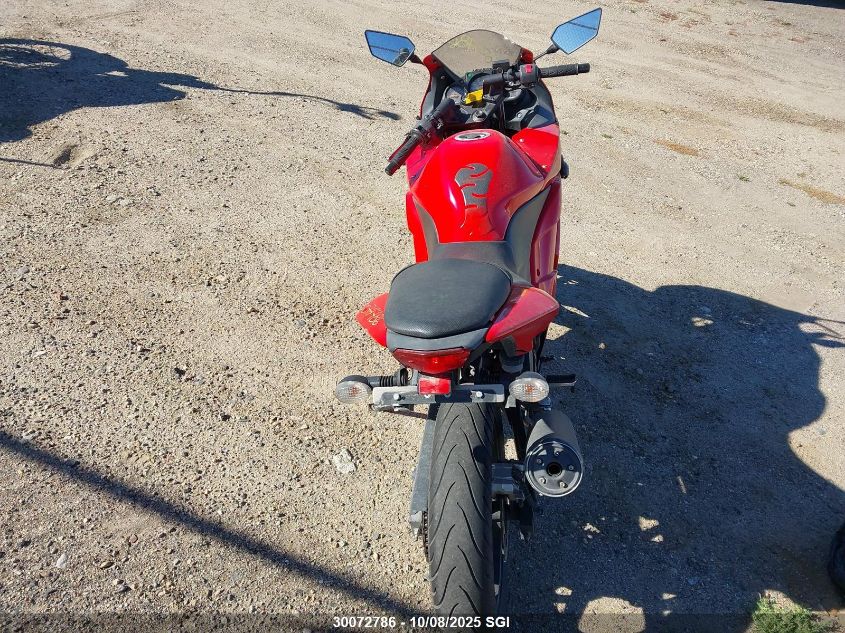 2009 Kawasaki Ex250 J VIN: JKAEXMJ129DA24061 Lot: 30072786