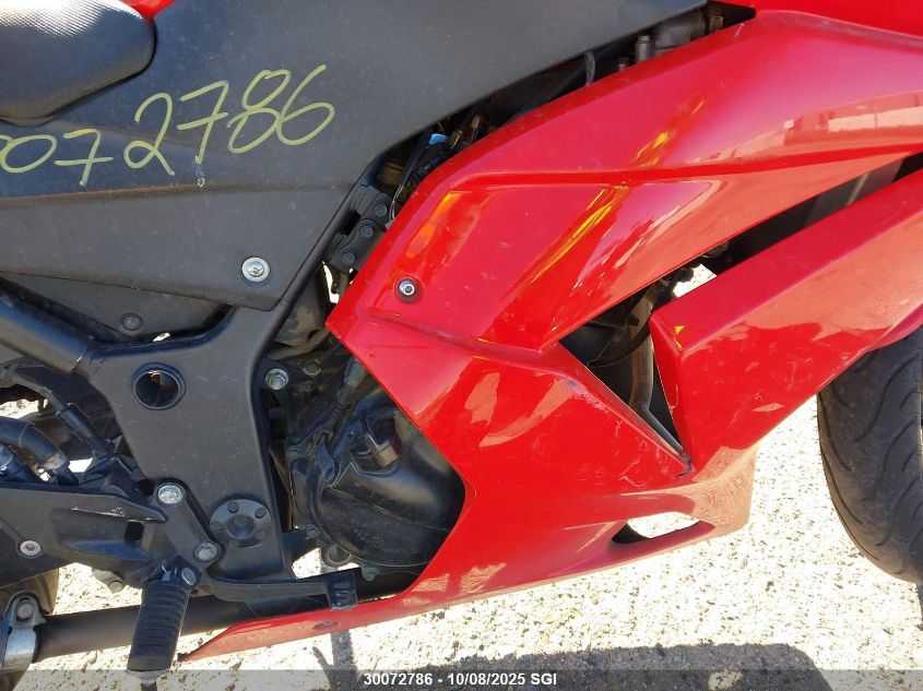 2009 Kawasaki Ex250 J VIN: JKAEXMJ129DA24061 Lot: 30072786