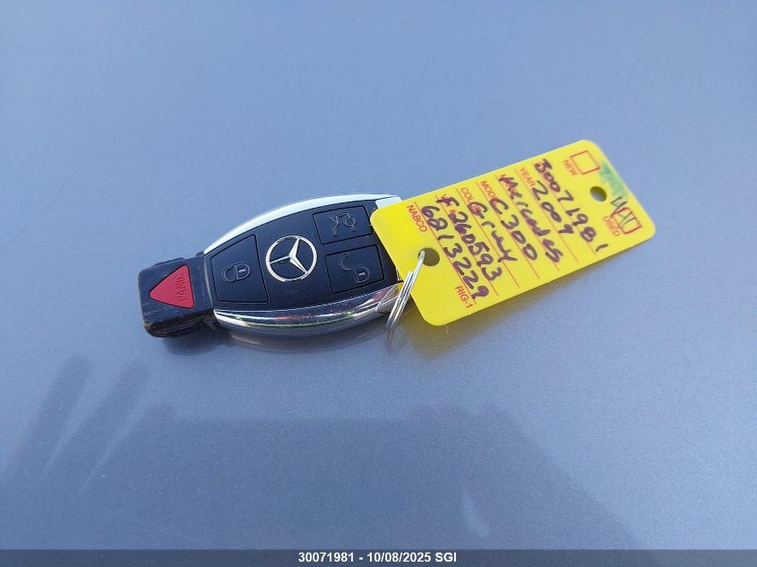 2009 Mercedes-Benz C 300 4Matic VIN: WDDGF81X39F260593 Lot: 30071981