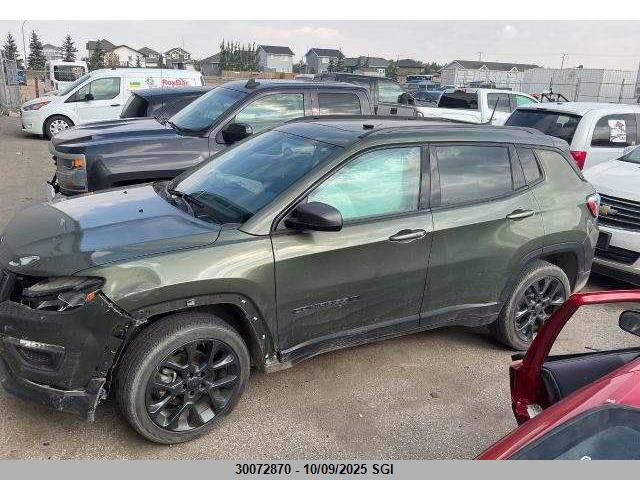 2021 Jeep Compass Latitude VIN: 3C4NJDBB1MT528860 Lot: 30072870