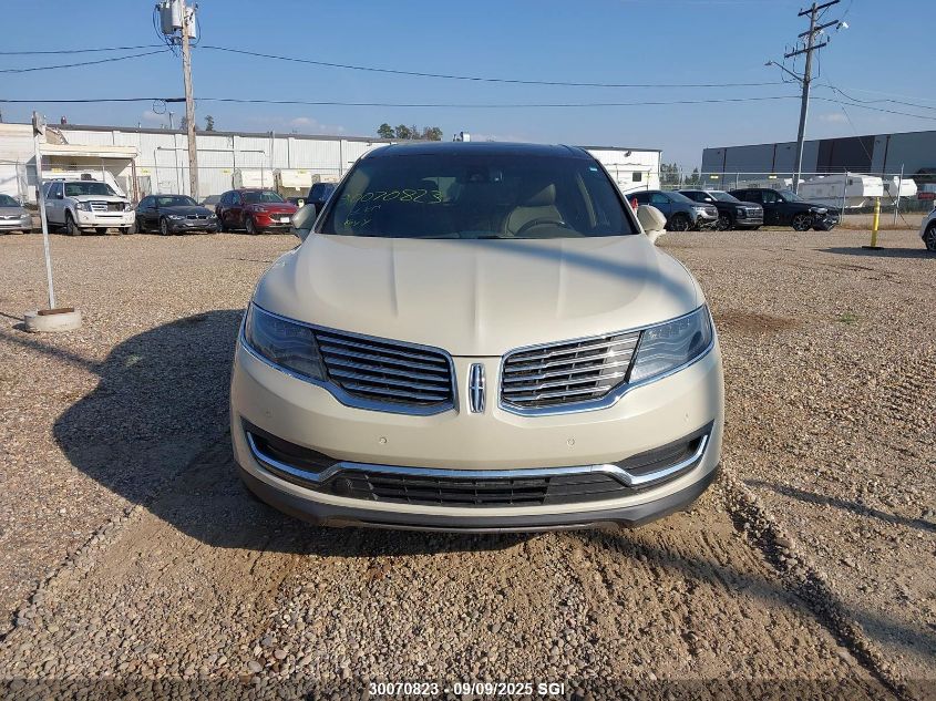 2016 Lincoln Mkx Reserve VIN: 2LMTJ8LP3GBL44934 Lot: 30070823