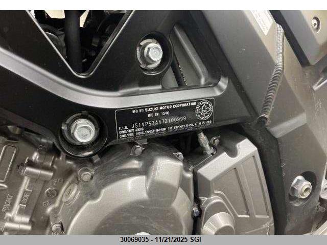 2007 Suzuki Sv650 VIN: JS1VP53A472100999 Lot: 30069035