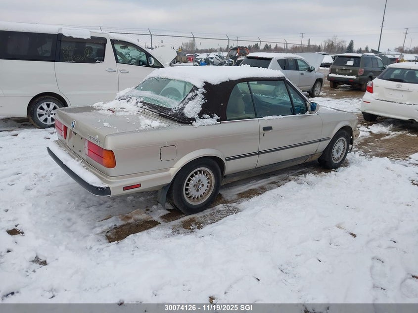 1989 BMW 325 I Automatic VIN: WBABB230XKEC18754 Lot: 30074126