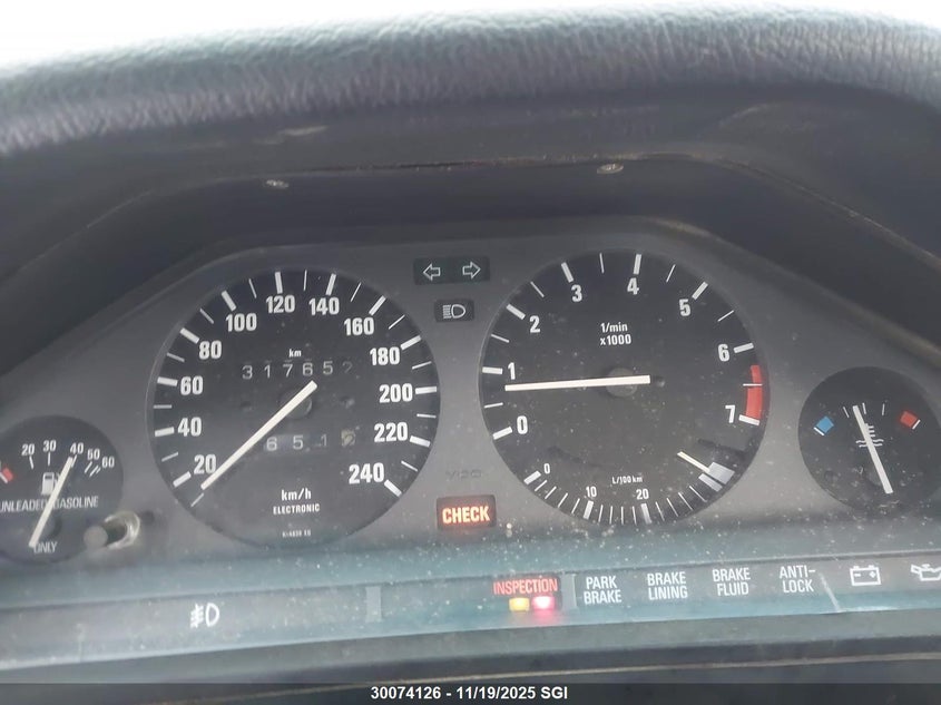 1989 BMW 325 I Automatic VIN: WBABB230XKEC18754 Lot: 30074126