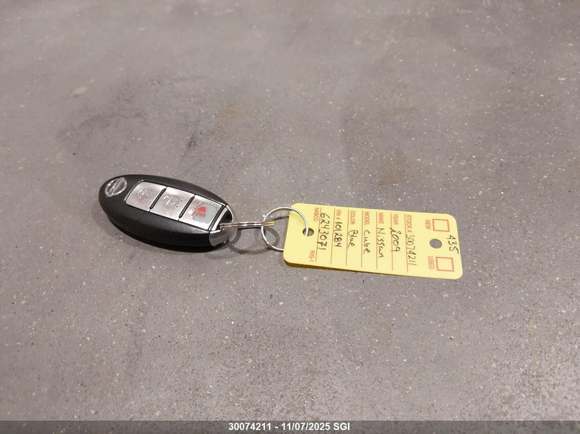 2009 Nissan Cube S/Sl VIN: JN8AZ28R59T101284 Lot: 30074211