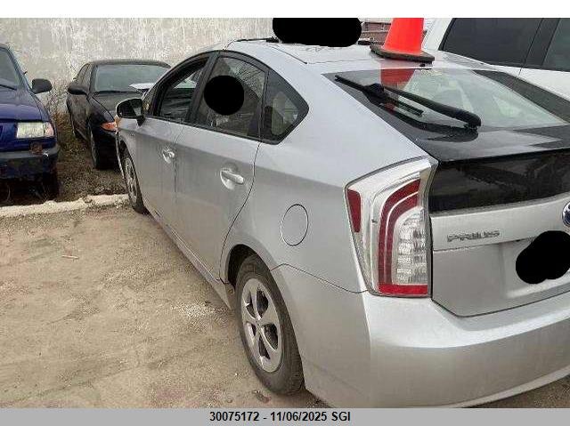 JTDKN3DU2C1522751 2012 TOYOTA PRIUS photo no. 3