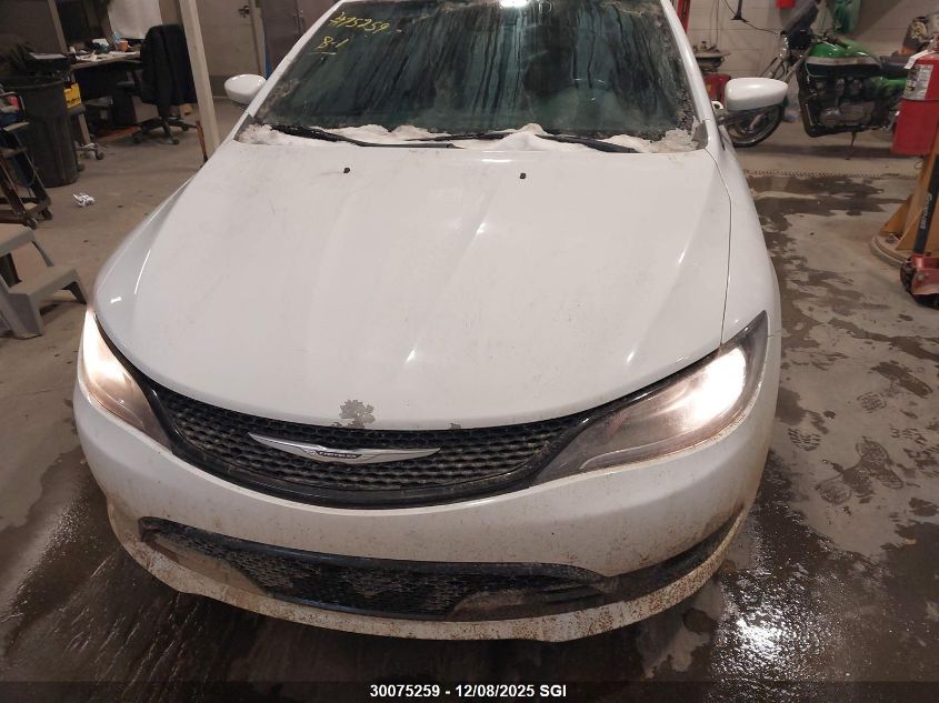 2016 Chrysler 200 S VIN: 1C3CCCBG7GN180899 Lot: 30075259