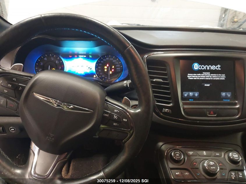 2016 Chrysler 200 S VIN: 1C3CCCBG7GN180899 Lot: 30075259