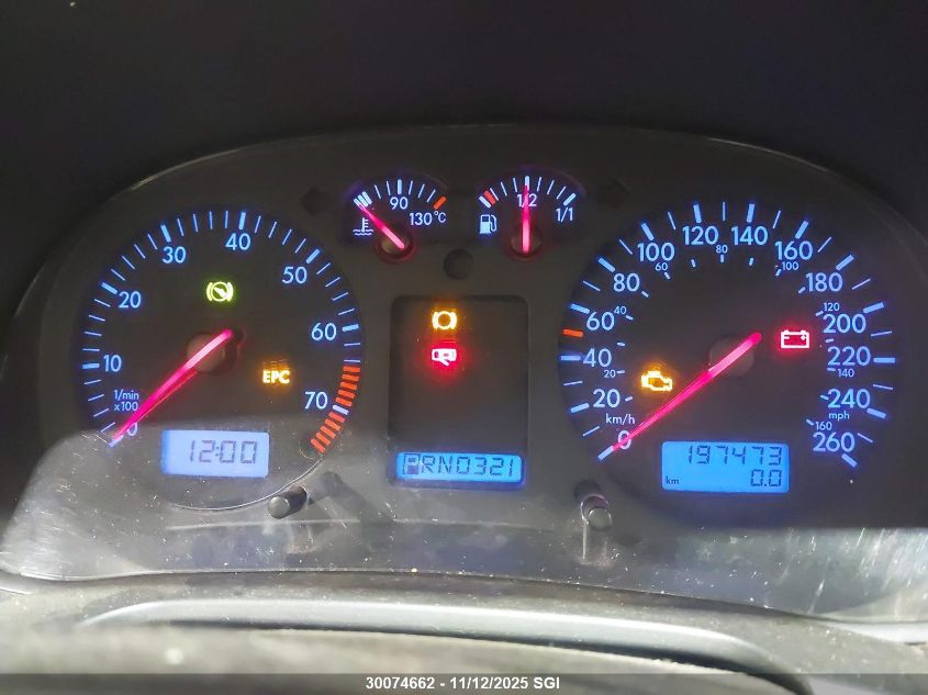 2002 Volkswagen Jetta Gls VIN: 3VWSB69M92M037556 Lot: 30074662