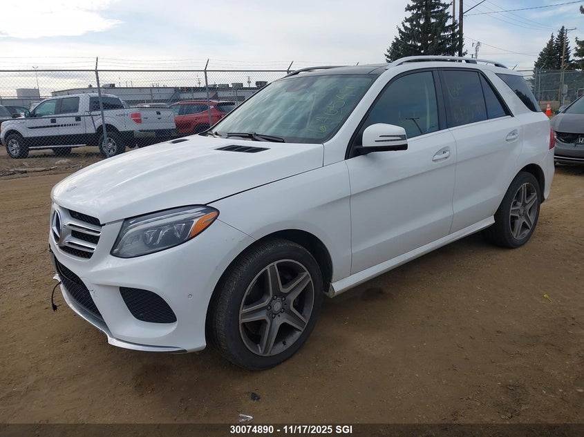 4JGDA5GB0GA640549 2016 MERCEDES-BENZ GLE photo no. 2