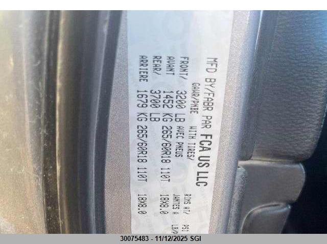 1C4RJFBG3GC319905 2016 JEEP GRAND CHEROKEE photo no. 8