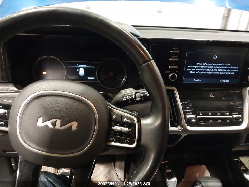 2022 Kia Sorento Lx VIN: 5XYRGDLC1NG113134 Lot: 30075590