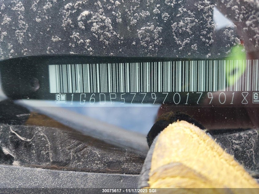 2007 Cadillac Cts Hi Feature V6 VIN: 1G6DP577970179018 Lot: 30075617