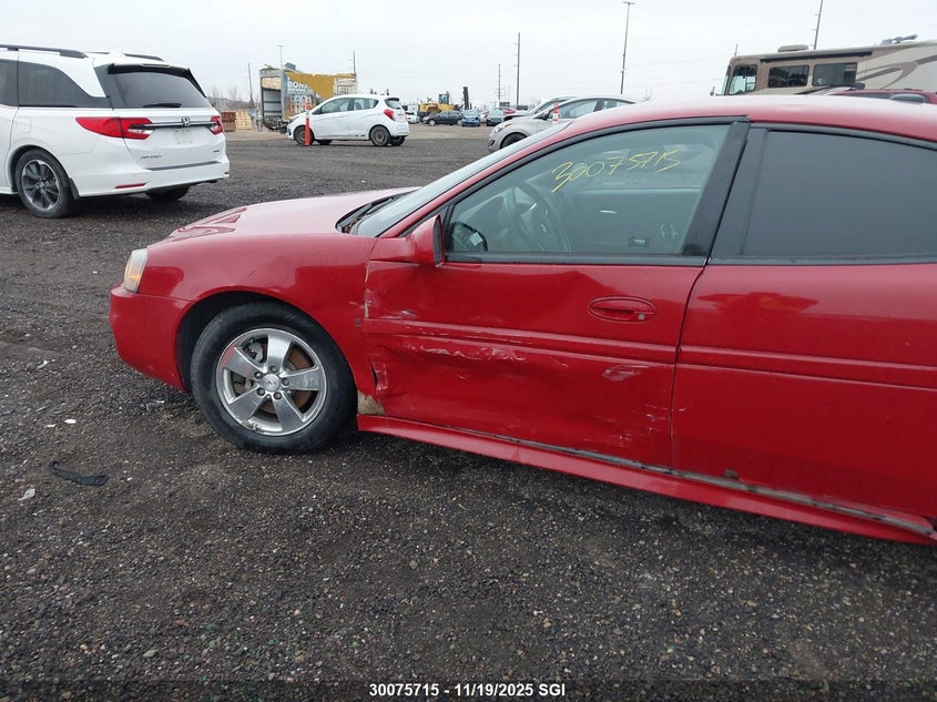 2008 Pontiac Grand Prix VIN: 2G2WP552981170729 Lot: 30075715