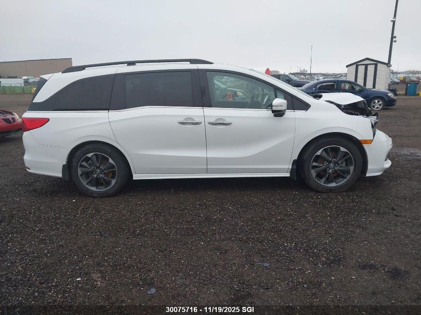 2022 Honda Odyssey Touring VIN: 5FNRL6H89NB502512 Lot: 30075716