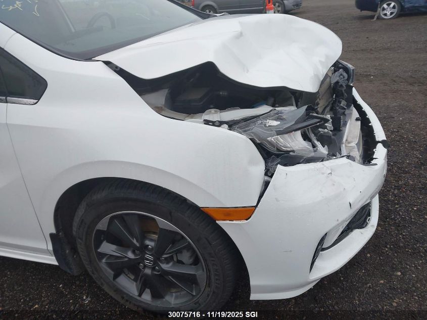 2022 Honda Odyssey Touring VIN: 5FNRL6H89NB502512 Lot: 30075716