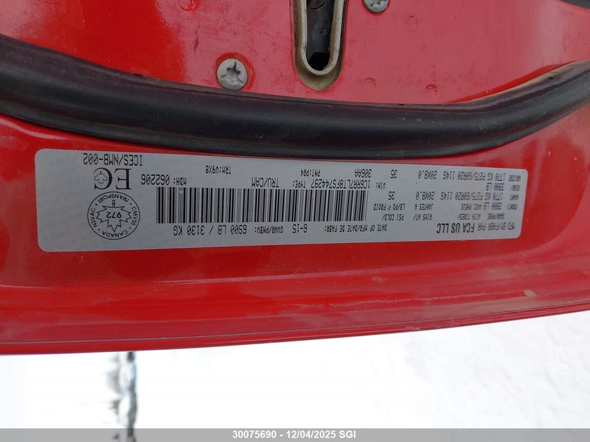 1C6RR7LT8FS744297 2015 RAM 1500 photo no. 9