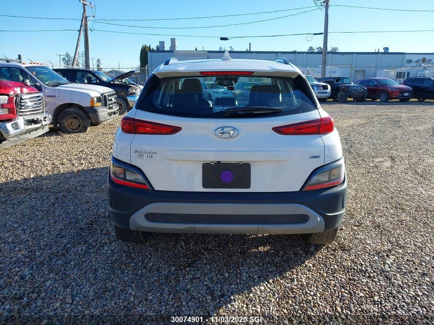 2022 Hyundai Kona Sel VIN: KM8K6CAB7NU884779 Lot: 30074901