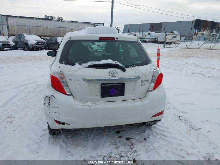 2012 Toyota Yaris VIN: JTDKTUD3XCD531862 Lot: 30075398