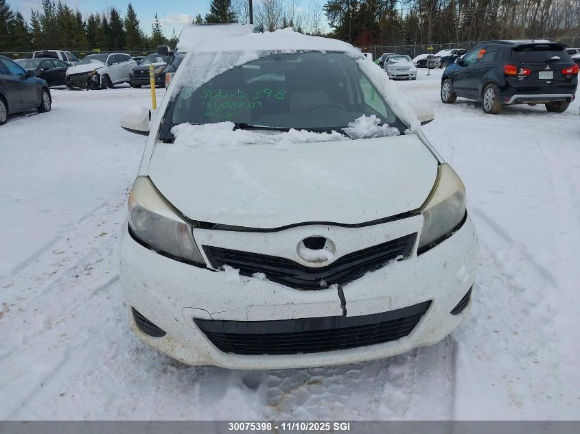 2012 Toyota Yaris VIN: JTDKTUD3XCD531862 Lot: 30075398