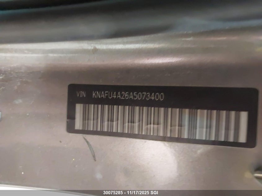 2010 Kia Forte Ex VIN: KNAFU4A26A5073400 Lot: 30075285
