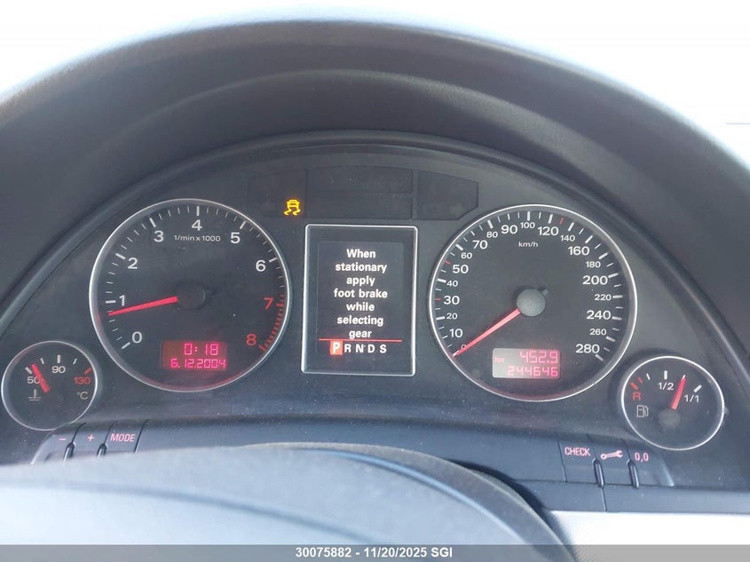 2006 Audi A4 3.2 Quattro VIN: WAUDG68E16A001285 Lot: 30075882