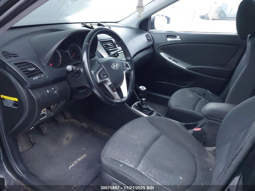 2017 Hyundai Accent Sport VIN: KMHCU5AE5HU347901 Lot: 30075807