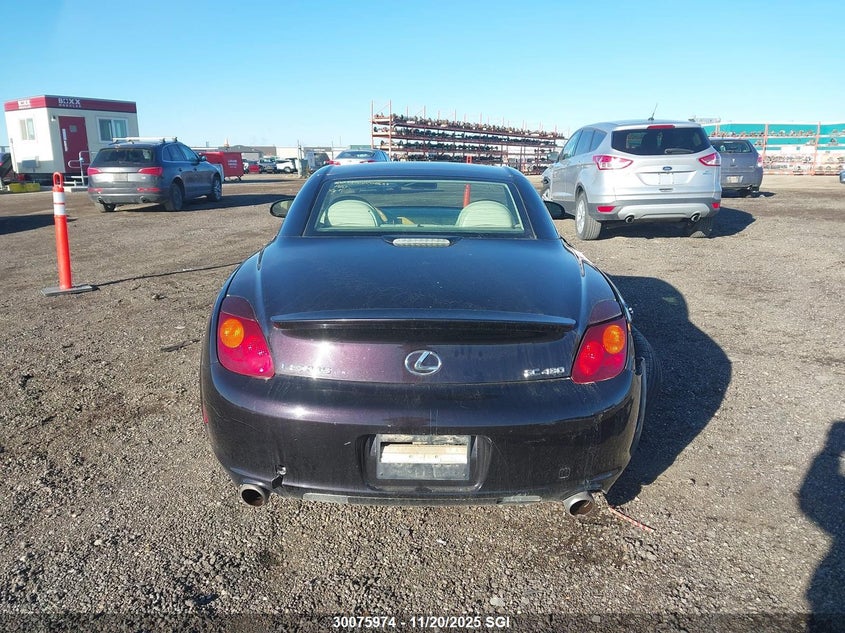 2002 Lexus Sc 430 VIN: JTHFN48Y020001888 Lot: 30075974