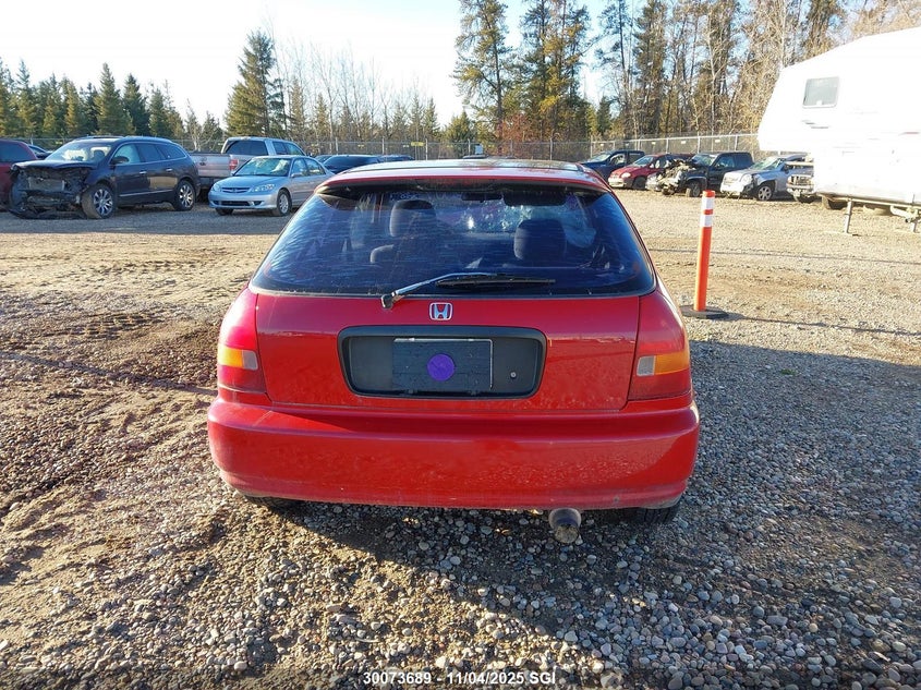 1998 Honda Civic Dx VIN: 2HGEJ6330WH009489 Lot: 30073689