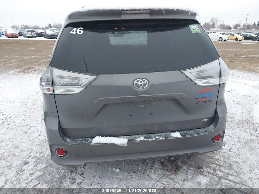2015 Toyota Sienna Se 8 Passenger VIN: 5TDXK3DC2FS652509 Lot: 30075249