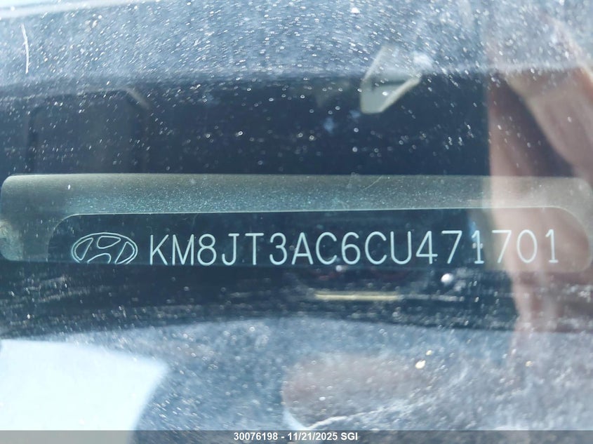 KM8JT3AC6CU471701 2012 HYUNDAI TUCSON photo no. 9