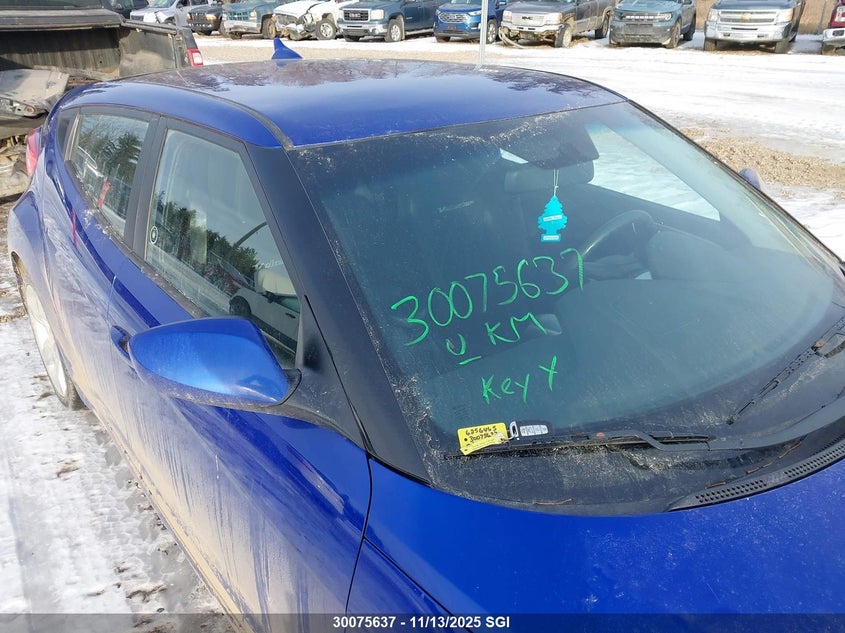 2012 Hyundai Veloster VIN: KMHTC6ADXCU061681 Lot: 30075637