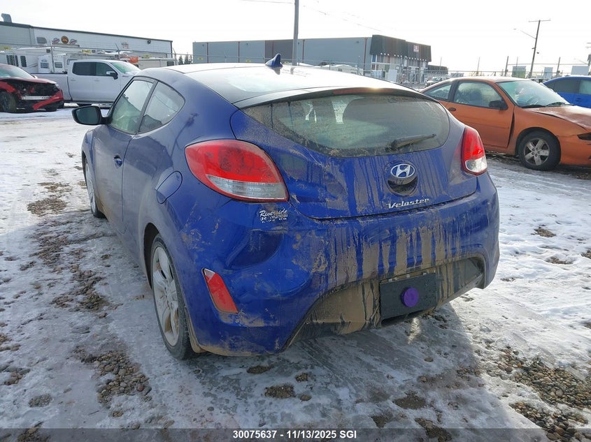 2012 Hyundai Veloster VIN: KMHTC6ADXCU061681 Lot: 30075637