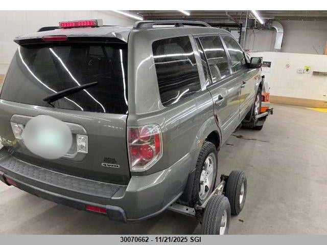 2007 Honda Pilot Exl VIN: 5FNYF18597B500225 Lot: 30070662