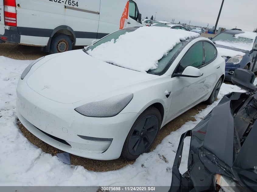 5YJ3E1EB1MF049309 2021 TESLA MODEL 3 photo no. 2