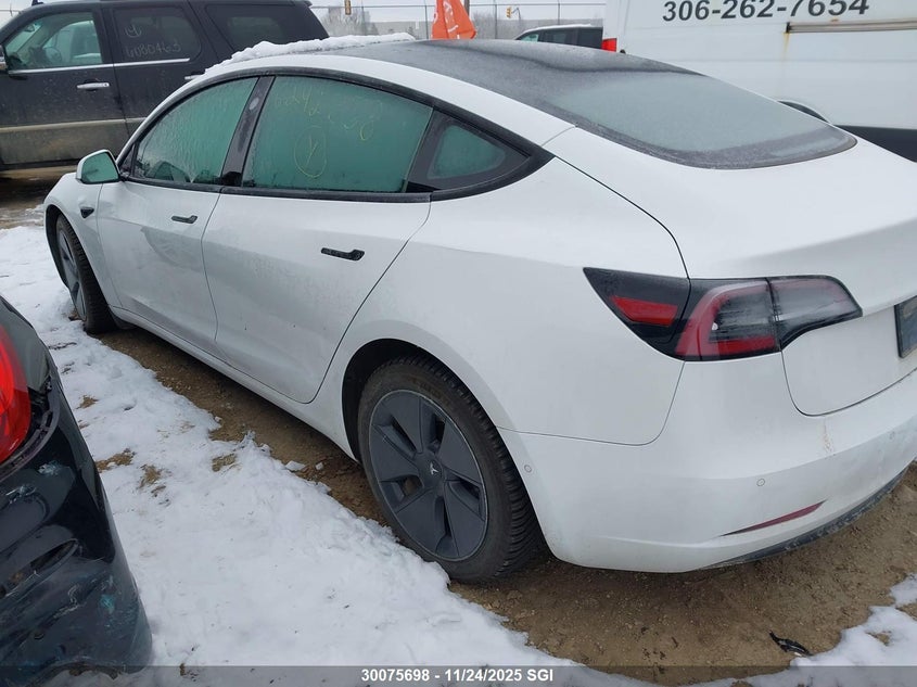 5YJ3E1EB1MF049309 2021 TESLA MODEL 3 photo no. 3