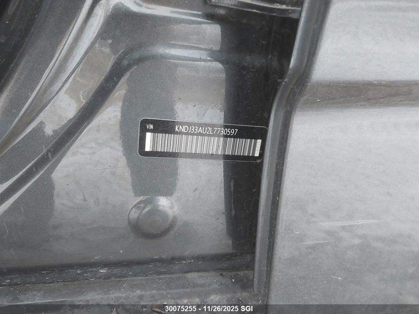 2020 Kia Soul Ex VIN: KNDJ33AU2L7730597 Lot: 30075255