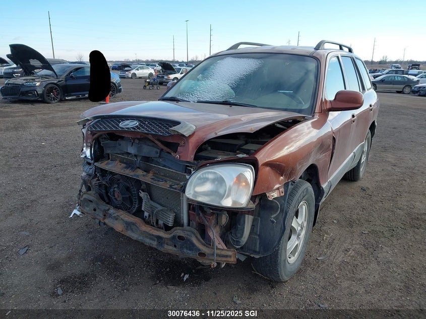 KM8SC73D02U324029 2002 HYUNDAI SANTA FE photo no. 2