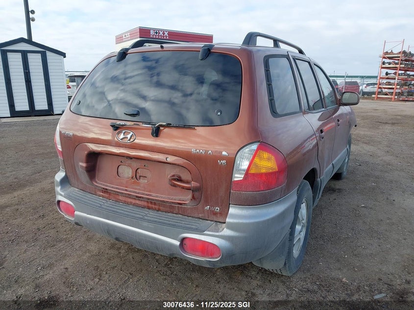 KM8SC73D02U324029 2002 HYUNDAI SANTA FE photo no. 4