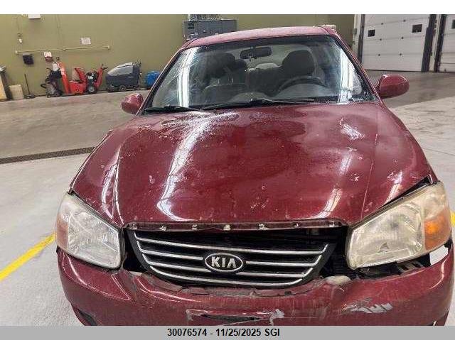 2008 Kia Spectra Ex/Lx/Sx VIN: KNAFE121385527971 Lot: 30076574