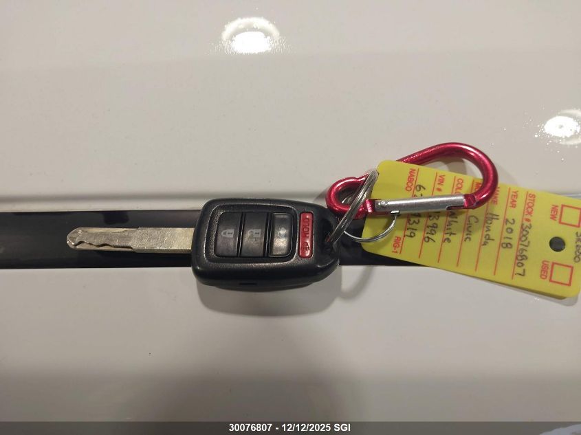 2018 Honda Civic Lx VIN: 2HGFC2F54JH043996 Lot: 30076807